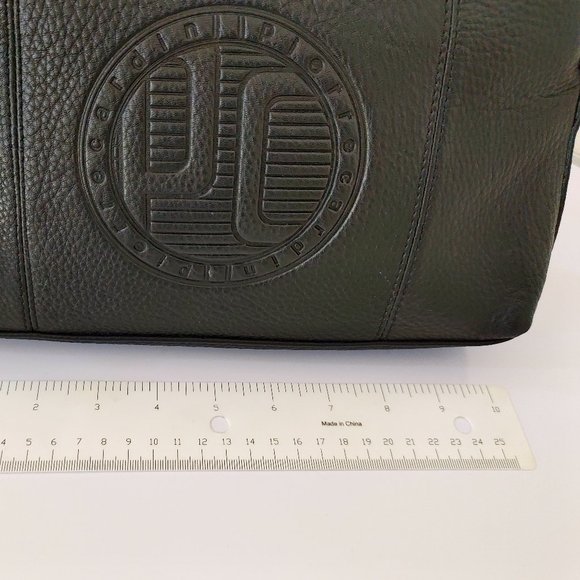 Pierre Carden Paris Black Leather Bag Pouch - Picture 7 of 7